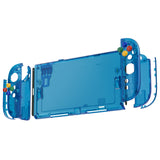eXtremeRate DIY Replacement Full Set Shells with Buttons for Nintendo Switch 2 - Essence Version - Clear Blue - RHANTM005