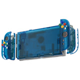 eXtremeRate DIY Replacement Full Set Shells with Buttons for Nintendo Switch 2 - Essence Version - Clear Blue - RHANTM005
