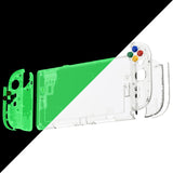 eXtremeRate DIY Replacement Full Set Shells with Buttons for Nintendo Switch 2 - Essence Version - Glow in Dark - Green - RHANTM007