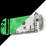 eXtremeRate DIY Replacement Full Set Shells with Buttons for Nintendo Switch 2 - Essence Version - Glow in Dark - Green - RHANTM007
