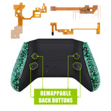 eXtremeRate Textured Light Green HOPE Remappable Remap Kit for Xbox Series X / S Controller, Upgrade Boards & Redesigned Back Shell & Side Rails & Back Buttons for Xbox Core Controller - Controller NOT Included - RX3P3047
