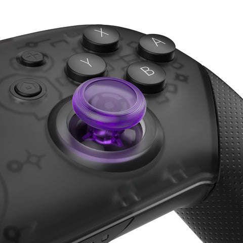 eXtremeRate Clear Atomic Purple Replacement 3D Joystick