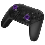 eXtremeRate Clear Atomic Purple Replacement 3D Joystick Thumbsticks, Analog Thumb Sticks with Phillips Screwdriver for Nintendo Switch Pro Controller - KRM534