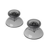 eXtremeRate Clear Black Replacement 3D Joystick Thumbsticks, Analog Thumb Sticks with Phillips Screwdriver for Nintendo Switch Pro Controller - KRM535