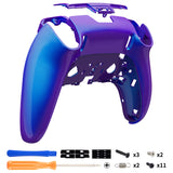 eXtremeRate Chameleon Purple Blue Custom Back Housing Bottom Shell Compatible with ps5 Edge Controller, DIY Replacement Back Shell Cover Compatible with ps5 Edge Controller - DQZEGP008