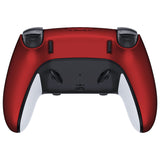 eXtremeRate Scarlet Red Custom Back Housing Bottom Shell Compatible with ps5 Edge Controller, DIY Replacement Back Shell Cover Compatible with ps5 Edge Controller - DQZEGP001