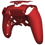 eXtremeRate Scarlet Red Custom Back Housing Bottom Shell Compatible with ps5 Edge Controller, DIY Replacement Back Shell Cover Compatible with ps5 Edge Controller - DQZEGP001