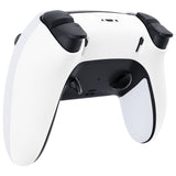 eXtremeRate White Custom Back Housing Bottom Shell Compatible with ps5 Edge Controller, DIY Replacement Back Shell Cover Compatible with ps5 Edge Controller - DQZEGP007
