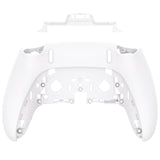 eXtremeRate White Custom Back Housing Bottom Shell Compatible with ps5 Edge Controller, DIY Replacement Back Shell Cover Compatible with ps5 Edge Controller - DQZEGP007