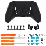 eXtremeRate Replacement Bottom Shell Case for Xbox Elite Series 2 Controller, Custom Black Back Housing Shell Cover for Xbox Elite Series 2 Core Wireless Controller Model 1797 - WITHOUT Controller - XDHE2P001