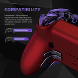 eXtremeRate Replacement Bottom Shell Case for Xbox Elite Series 2 Controller, Custom Scarlet Red Back Housing Shell Cover for Xbox Elite Series 2 Core Wireless Controller Model 1797 - WITHOUT Controller - XDHE2P002