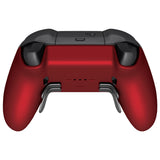 eXtremeRate Replacement Bottom Shell Case for Xbox Elite Series 2 Controller, Custom Scarlet Red Back Housing Shell Cover for Xbox Elite Series 2 Core Wireless Controller Model 1797 - WITHOUT Controller - XDHE2P002