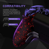 eXtremeRate Replacement Bottom Shell Case for Xbox Elite Series 2 Controller, Custom Textured Red Back Housing Shell Cover for Xbox Elite Series 2 Core Wireless Controller Model 1797 - WITHOUT Controller  - XDHE2P006