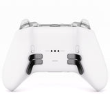 eXtremeRate Replacement Bottom Shell Case for Xbox Elite Series 2 Controller, Custom White Back Housing Shell Cover for Xbox Elite Series 2 Core Wireless Controller Model 1797 - WITHOUT Controller - XDHE2P003