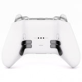 eXtremeRate Replacement Bottom Shell Case for Xbox Elite Series 2 Controller, Custom White Back Housing Shell Cover for Xbox Elite Series 2 Core Wireless Controller Model 1797 - WITHOUT Controller - XDHE2P003