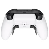 eXtremeRate Replacement Bottom Shell Case for Xbox Elite Series 2 Controller, Custom White Back Housing Shell Cover for Xbox Elite Series 2 Core Wireless Controller Model 1797 - WITHOUT Controller - XDHE2P003