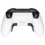 eXtremeRate Replacement Bottom Shell Case for Xbox Elite Series 2 Controller, Custom White Back Housing Shell Cover for Xbox Elite Series 2 Core Wireless Controller Model 1797 - WITHOUT Controller - XDHE2P003
