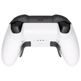 eXtremeRate Replacement Bottom Shell Case for Xbox Elite Series 2 Controller, Custom White Back Housing Shell Cover for Xbox Elite Series 2 Core Wireless Controller Model 1797 - WITHOUT Controller - XDHE2P003