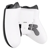 eXtremeRate Replacement Bottom Shell Case for Xbox Elite Series 2 Controller, Custom White Back Housing Shell Cover for Xbox Elite Series 2 Core Wireless Controller Model 1797 - WITHOUT Controller - XDHE2P003