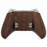 eXtremeRate Replacement Bottom Shell Case for Xbox Elite Series 2 Controller, Custom Wood Grain Back Housing Shell Cover for Xbox Elite Series 2 Core Wireless Controller Model 1797 - WITHOUT Controller - XDHE2S001