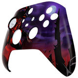 eXtremeRate Dragon King Replacement Part Faceplate, Soft Touch Grip Housing Shell Case for Xbox Series S & Xbox Series X Controller Accessories - Controller NOT Included - FX3R006