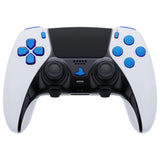 eXtremeRate Replacement D-pad R1 L1 R2 L2 Triggers Share Options Home Face Buttons Compatible with ps5 Edge Controller, Chameleon Purple Blue Full Set Buttons Compatible with ps5 Edge Controller - JXTEGP008