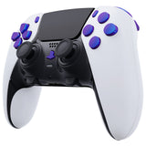 eXtremeRate Replacement D-pad R1 L1 R2 L2 Triggers Share Options Home Face Buttons Compatible with ps5 Edge Controller, Chameleon Purple Blue Full Set Buttons Compatible with ps5 Edge Controller - JXTEGP008