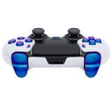 eXtremeRate Replacement D-pad R1 L1 R2 L2 Triggers Share Options Home Face Buttons Compatible with ps5 Edge Controller, Chameleon Purple Blue Full Set Buttons Compatible with ps5 Edge Controller - JXTEGP008