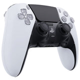 eXtremeRate Replacement D-pad R1 L1 R2 L2 Triggers Share Options Home Face Buttons Compatible with ps5 Edge Controller, Clear Full Set Buttons Compatible with ps5 Edge Controller - JXTEGM002