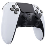 eXtremeRate Replacement D-pad R1 L1 R2 L2 Triggers Share Options Home Face Buttons Compatible with ps5 Edge Controller, Clear Black Full Set Buttons Compatible with ps5 Edge Controller - JXTEGM003