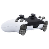 eXtremeRate Replacement D-pad R1 L1 R2 L2 Triggers Share Options Home Face Buttons Compatible with ps5 Edge Controller, Clear Black Full Set Buttons Compatible with ps5 Edge Controller - JXTEGM003