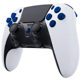 eXtremeRate Replacement D-pad R1 L1 R2 L2 Triggers Share Options Home Face Buttons Compatible with ps5 Edge Controller, Clear Blue Full Set Buttons Compatible with ps5 Edge Controller - JXTEGM004