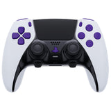 eXtremeRate Replacement D-pad R1 L1 R2 L2 Triggers Share Options Home Face Buttons Compatible with ps5 Edge Controller, Purple Full Set Buttons Compatible with ps5 Edge Controller - JXTEGP004