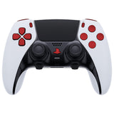 eXtremeRate Replacement D-pad R1 L1 R2 L2 Triggers Share Options Home Face Buttons Compatible with ps5 Edge Controller, Scarlet Red Full Set Buttons Compatible with ps5 Edge Controller - JXTEGP001