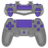 eXtremeRate Replacement D-pad R1 L1 R2 L2 Triggers Touchpad Action Home Share Options Buttons, Purple Full Set Buttons Repair Kits with Tool for PS4 Slim PS4 Pro CUH-ZCT2 Controller - SP4J0422