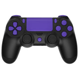 eXtremeRate Replacement D-pad R1 L1 R2 L2 Triggers Touchpad Action Home Share Options Buttons, Purple Full Set Buttons Repair Kits with Tool for PS4 Slim PS4 Pro CUH-ZCT2 Controller - SP4J0422