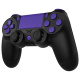 eXtremeRate Replacement D-pad R1 L1 R2 L2 Triggers Touchpad Action Home Share Options Buttons, Purple Full Set Buttons Repair Kits with Tool for PS4 Slim PS4 Pro CUH-ZCT2 Controller - SP4J0422