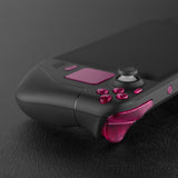 eXtremeRate Clear Candy Pink Replacement Full Set Buttons for Steam Deck Console - JESDM008