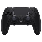 eXtremeRate Custom Replacement Full Set Shells with Buttons for PS5 Edge Controller - Black - QRHEGP006