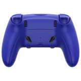 eXtremeRate Blue Full Set Housing Shell with Buttons Touchpad Cover Compatible with ps5 Edge Controller, Custom Replacement Decorative Trim Shell Front Back Plates Compatible with ps5 Edge Controller - QRHEGP003