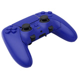 eXtremeRate Blue Full Set Housing Shell with Buttons Touchpad Cover Compatible with ps5 Edge Controller, Custom Replacement Decorative Trim Shell Front Back Plates Compatible with ps5 Edge Controller - QRHEGP003