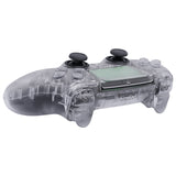eXtremeRate Clear Full Set Housing Shell with Buttons Touchpad Cover Compatible with ps5 Edge Controller, Custom Replacement Decorative Trim Shell Front Back Plates Compatible with ps5 Edge Controller - QRHEGM002