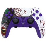 eXtremeRate Clown HAHAHA Full Set Housing Shell with Buttons Touchpad Cover Compatible with ps5 Edge Controller, Custom Replacement Decorative Trim Shell Front Back Plates Compatible with ps5 Edge Controller - QRHEGT002