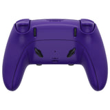 eXtremeRate Purple Full Set Housing Shell with Buttons Touchpad Cover Compatible with ps5 Edge Controller, Custom Replacement Decorative Trim Shell Front Back Plates Compatible with ps5 Edge Controller - QRHEGP004