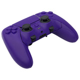eXtremeRate Purple Full Set Housing Shell with Buttons Touchpad Cover Compatible with ps5 Edge Controller, Custom Replacement Decorative Trim Shell Front Back Plates Compatible with ps5 Edge Controller - QRHEGP004