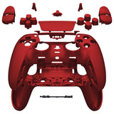 eXtremeRate Custom Replacement Full Set Shells with Buttons for PS5 Edge Controller - Scarlet Red - QRHEGP001