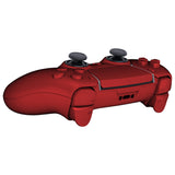 eXtremeRate Custom Replacement Full Set Shells with Buttons for PS5 Edge Controller - Scarlet Red - QRHEGP001