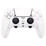 eXtremeRate Custom Replacement Full Set Shells with Buttons for PS5 Edge Controller - White - QRHEGP007