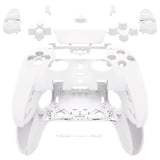 eXtremeRate Custom Replacement Full Set Shells with Buttons for PS5 Edge Controller - White - QRHEGP007