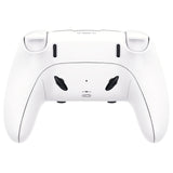 eXtremeRate Custom Replacement Full Set Shells with Buttons for PS5 Edge Controller - White - QRHEGP007